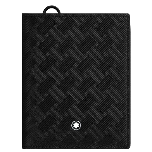 Montblanc's Black Extreme 3.0 6CC Compact Wallet has been crafted out of eco-friendly leather.