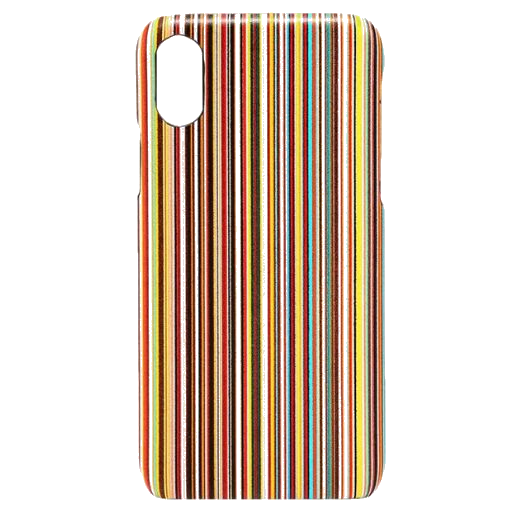 The Classic Stripe Print iPhone X Case Multi by Paul Smith.