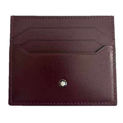montblanc card case burgund
