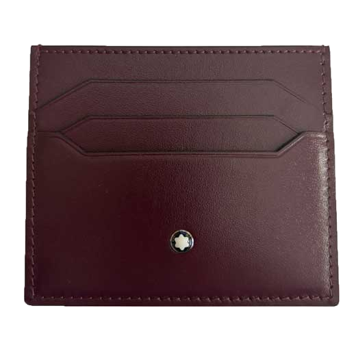 montblanc card case burgund