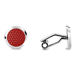 montblanc red cufflinks