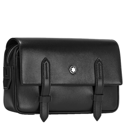 montblanc mst black messenger bag