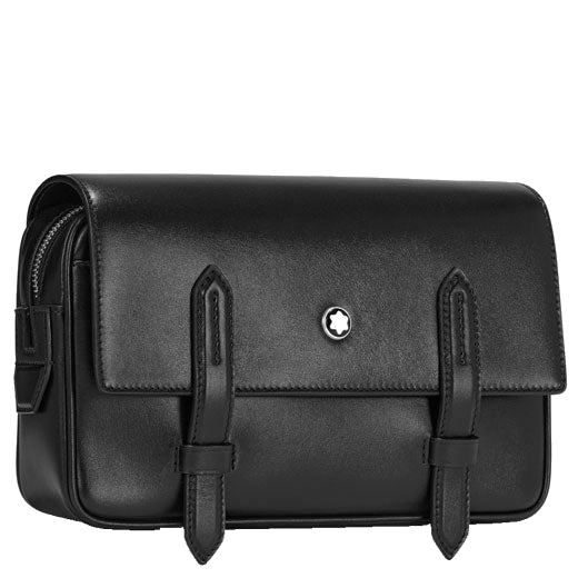 Meisterstück Black Messenger Bag designed by Montblanc.