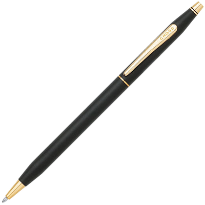 cross classic century black gold ballpoint pen