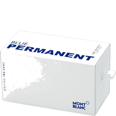 montblanc permanent blue ink bottle