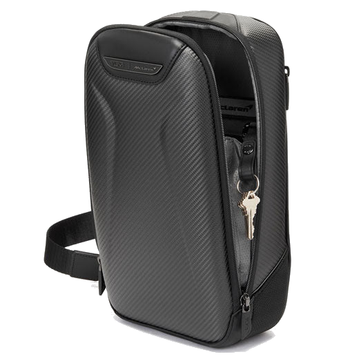 バッグ TUMI Ridgeview Sling Bag BLACK CARBON NEW Tumi RIDGEVIEW 12.25” Smooth Polyester Sling Crossbody - BLACK