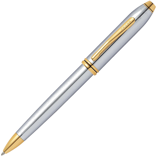 Cross Townsend Medalist Ballpoint Pen with 23K Gold Plated appointments.
