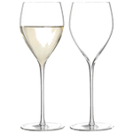 savoy white wine glasses x2