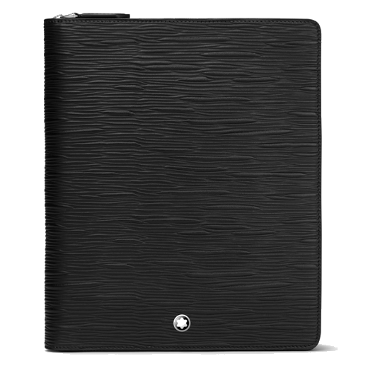 This Meisterstück 4810 Notebook Holder Set Black Leather is by Montblanc.