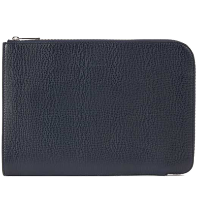 boss navy slim folio case