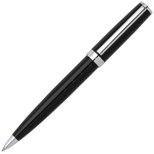 This Black Gear Icon Ballpoint Pen is designed by Hugo Boss.