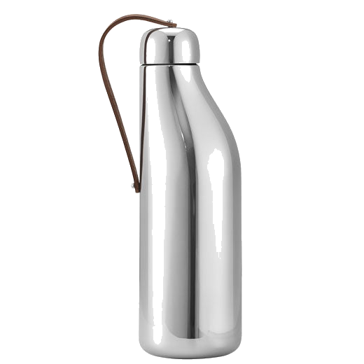 Stainless Steel SKY Drinking Bottle designed by Georg Jensen.