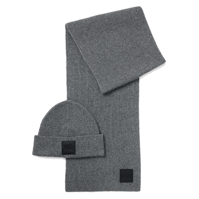 boss scarf and hat gift set