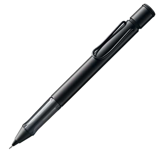 LAMY mechanical pencil AL-star black with LAMY Z 18 eraser & needle.