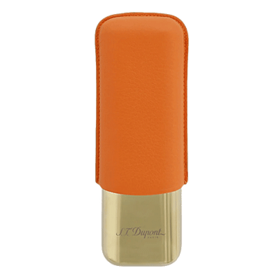 st dupont orange cigar case