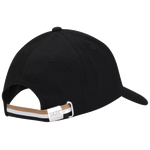3 boss zed cotton twill black cap with signature stripe and logo trim 50539428 01 001