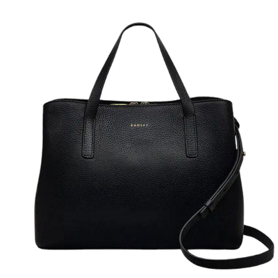 1 radley dukes place black medium ziptop grab bag 110419