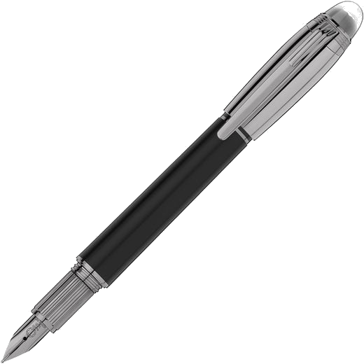 montblanc ultra black doue starwalker fountain pen