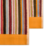 Paul Smith's 'Signature Stripe' Large Beach Towel is made out of cotton towelling fabric.