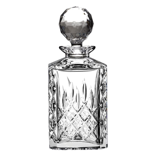 This London 80cl Square Spirit Decanter has been designed by Royal Scot Crystal.