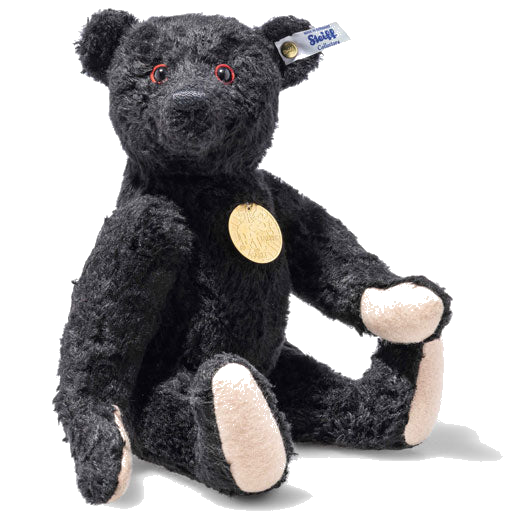 This Teddies for Tomorrow 1912 Black Teddy Bear is designed by Steiff.