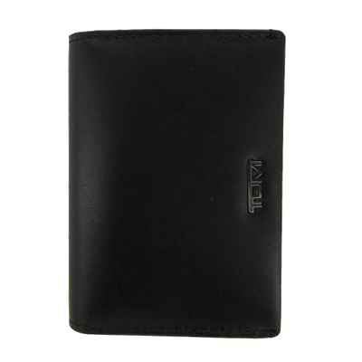 black tumi card holder