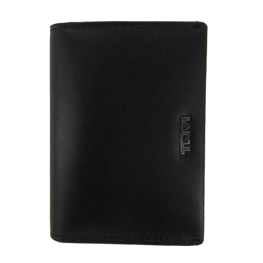 black tumi card holder