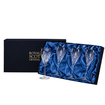 royal scot crystal 4 glasse