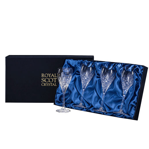 royal scot crystal 4 glasse