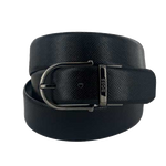 black leather boss belt