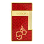 st dupont 028075 slimmy snake red lighter