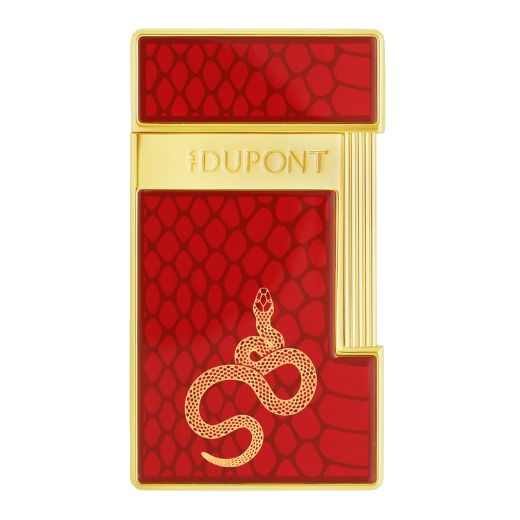 st dupont 028075 slimmy snake red lighter
