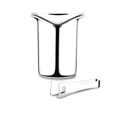 georg jensen ice bucket and tongs stainless steel 91e2ec5f530c5325977ee6dc8d618cbd 2