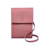 1 mallow street sienna pink leather phone cross body bag 110787