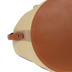 paul smith cotton linen sand duffel bag base