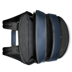 montblanc ink blue backpack