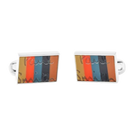 Paul Smith 'Artist Stripe' Logo Cufflinks