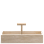 lsa dine oak bread basket empty