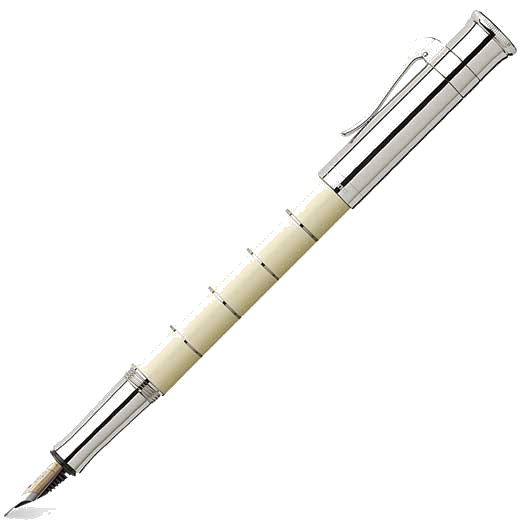 Graf von Faber-Castell Classic Anello Fountain Pen in Ivory.