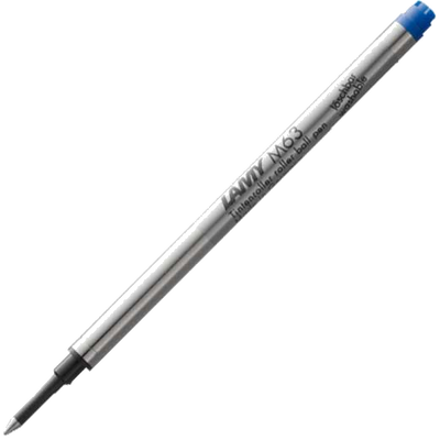 lamy m63 blue broad rollerball pen refill