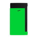 027772 st dupont slim 7 neon green lighter