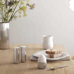 georg jensen bernadotte tall stainless steel vase lifestyle 2 1