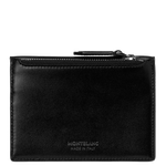 montblanc mst black card holder back
