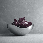 georg jensen bloom small stainless steel bowl lifestyle