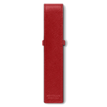 mb saffiano red pen pouch