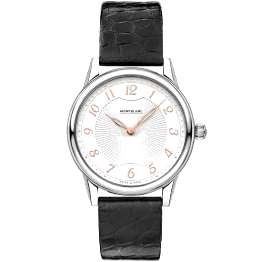 This is the Montblanc Bohème Black Alligator 34 mm Quartz Watch.