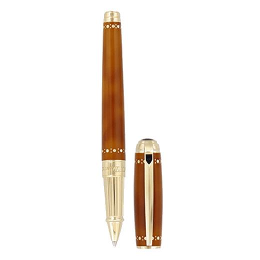 Line D Rollerball Pen Derby Gold By S. T. Dupont