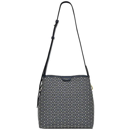 This Goose Grey Heirloom Dukes Place Medium Compartment Cross Body Bag is designed by Radley.