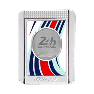 white red blue cigar cutter