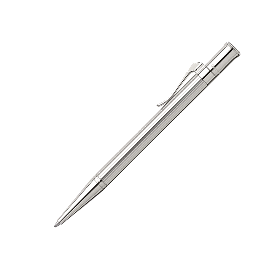 Graf Von Faber Castell platinum-plated Classic Range ballpoint pen.